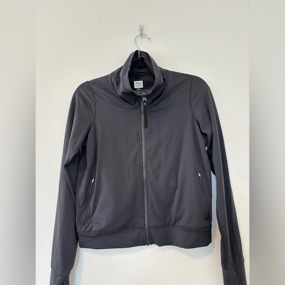 Prana Black Sporty Running Jacket